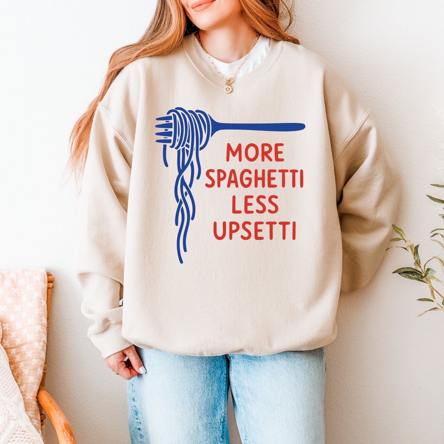 More Spaghetti Less Upsetti Kids Shirt