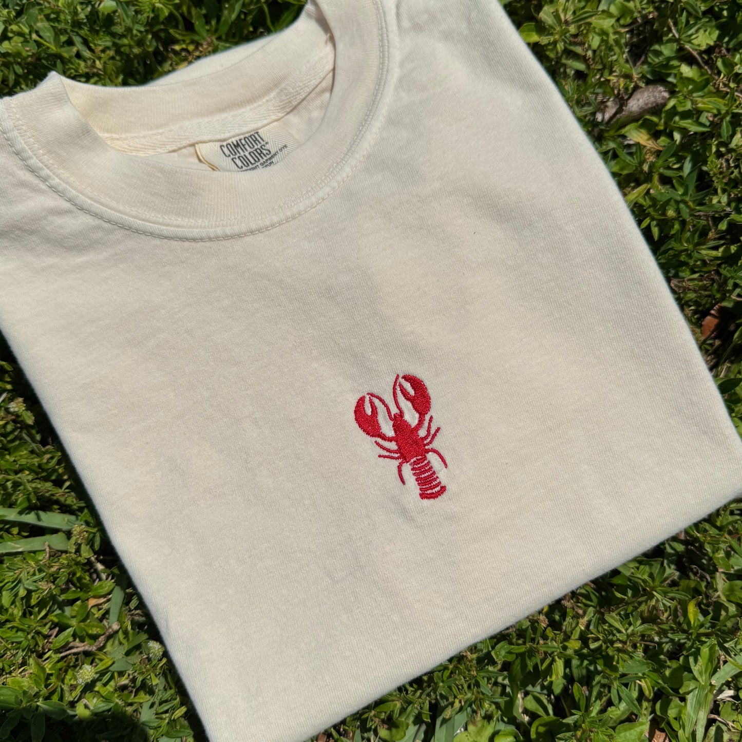 Lobster Embroidered T-Shirt