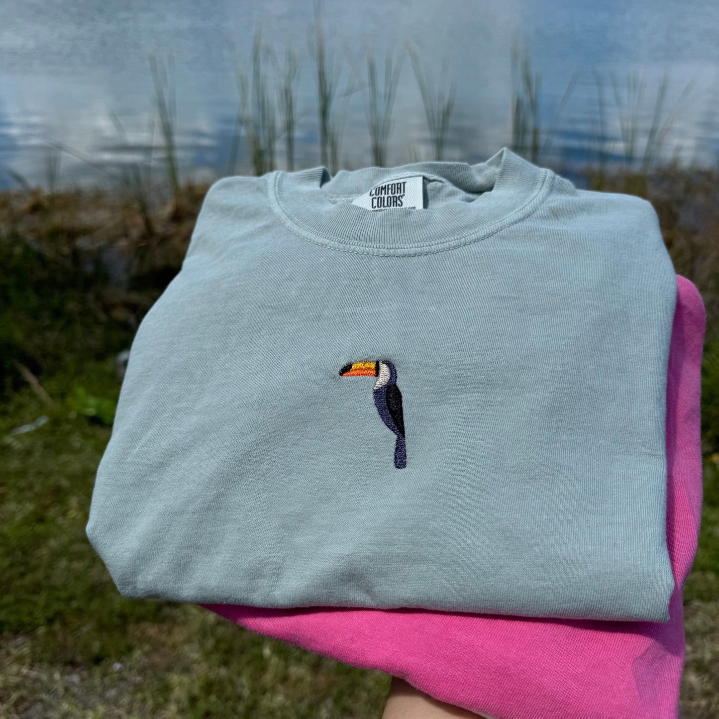 Toucan Embroidered T-Shirt