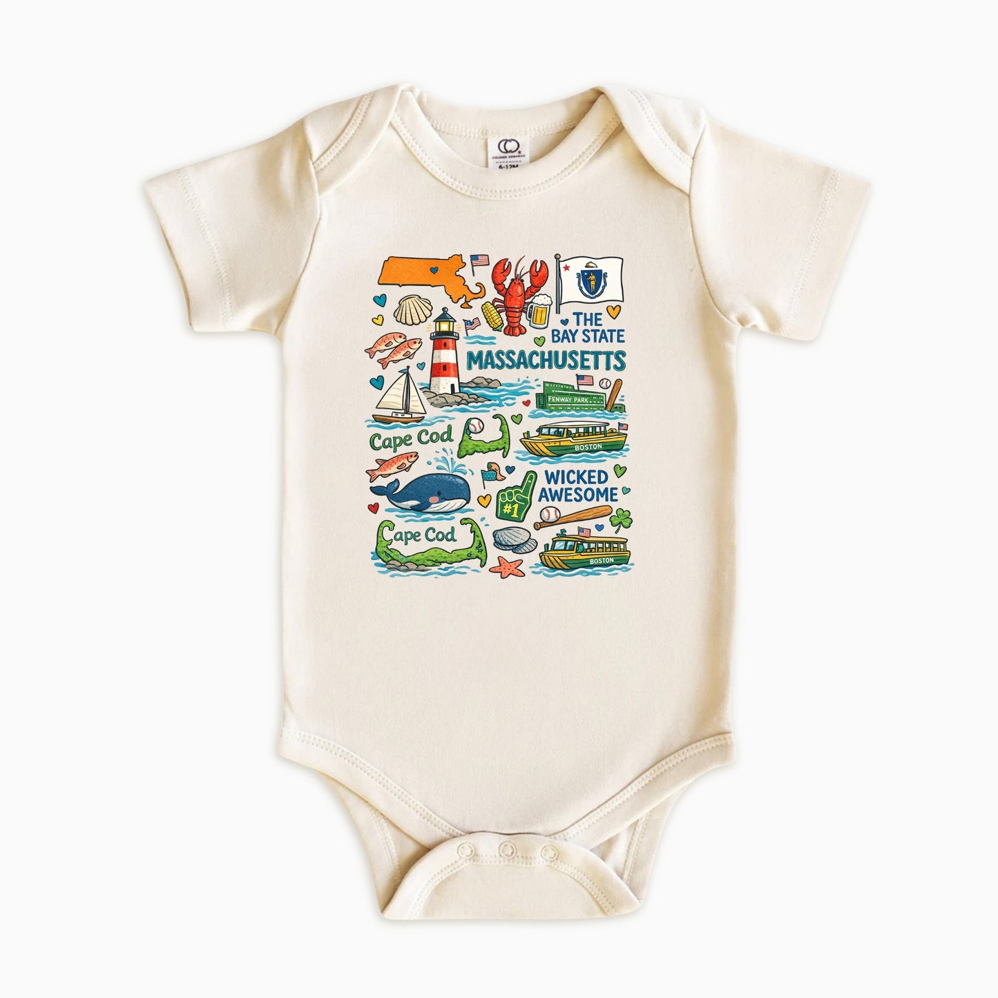 Massachusetts Kids Sweatshirt – Bay State Icons
