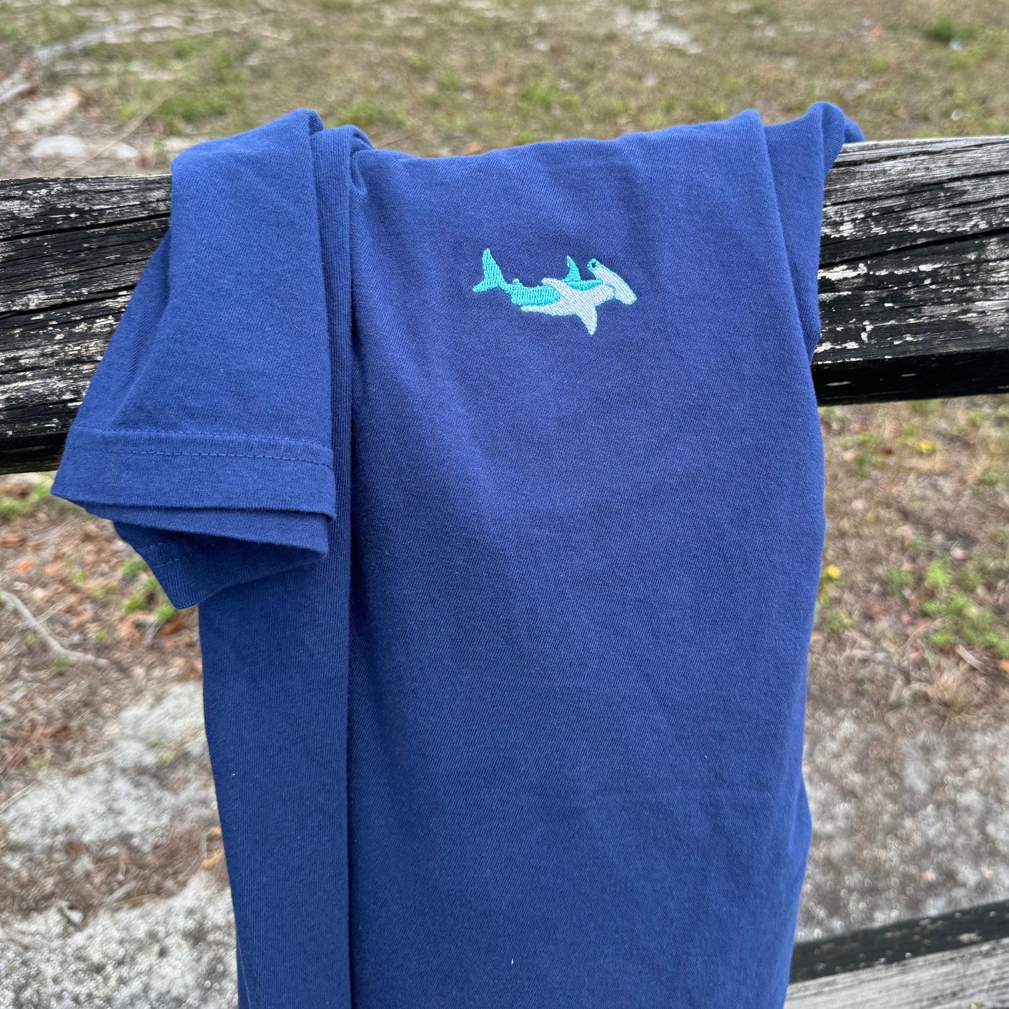 Hammerhead Shark Embroidered Tshirt