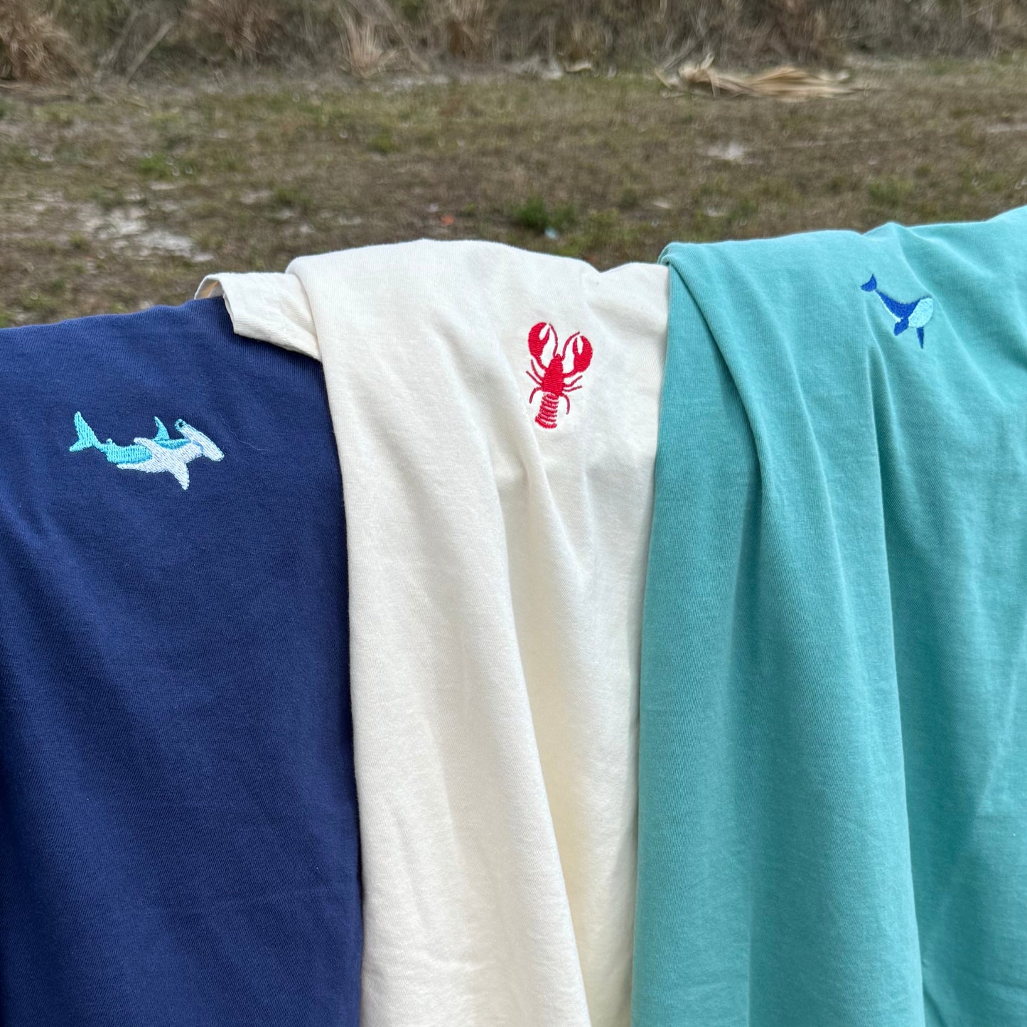 Hammerhead Shark Embroidered Tshirt
