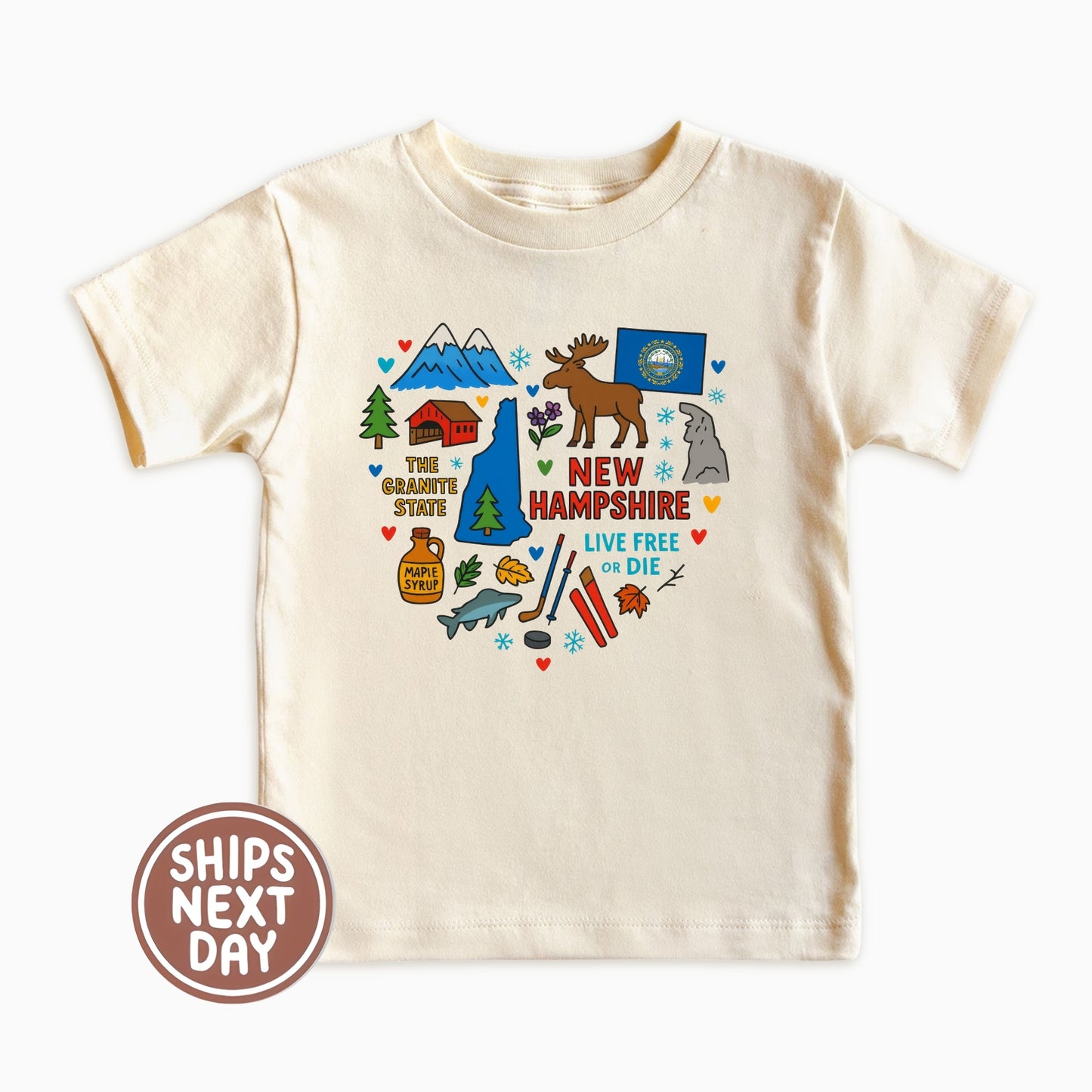 New Hampshire Kids Sweatshirt – Granite State Icons
