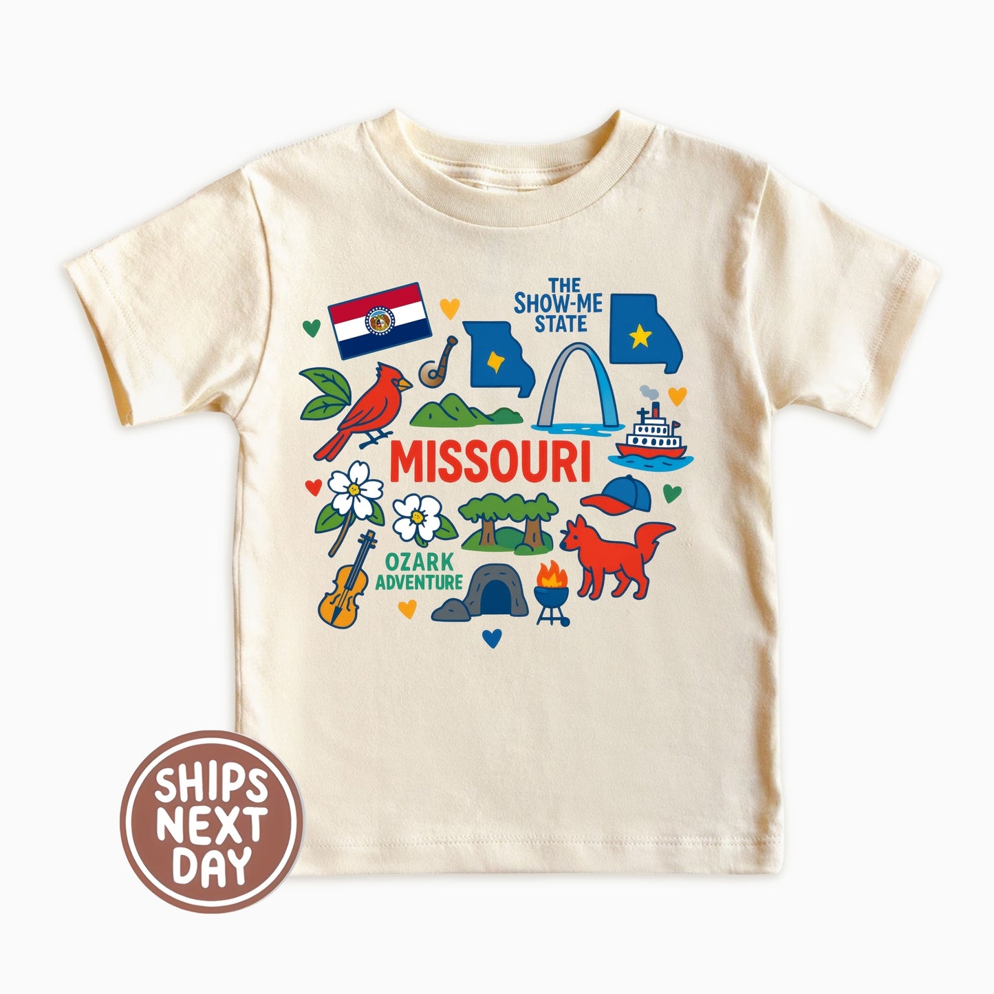 Missouri Kids Sweatshirt – Show-Me State Icons