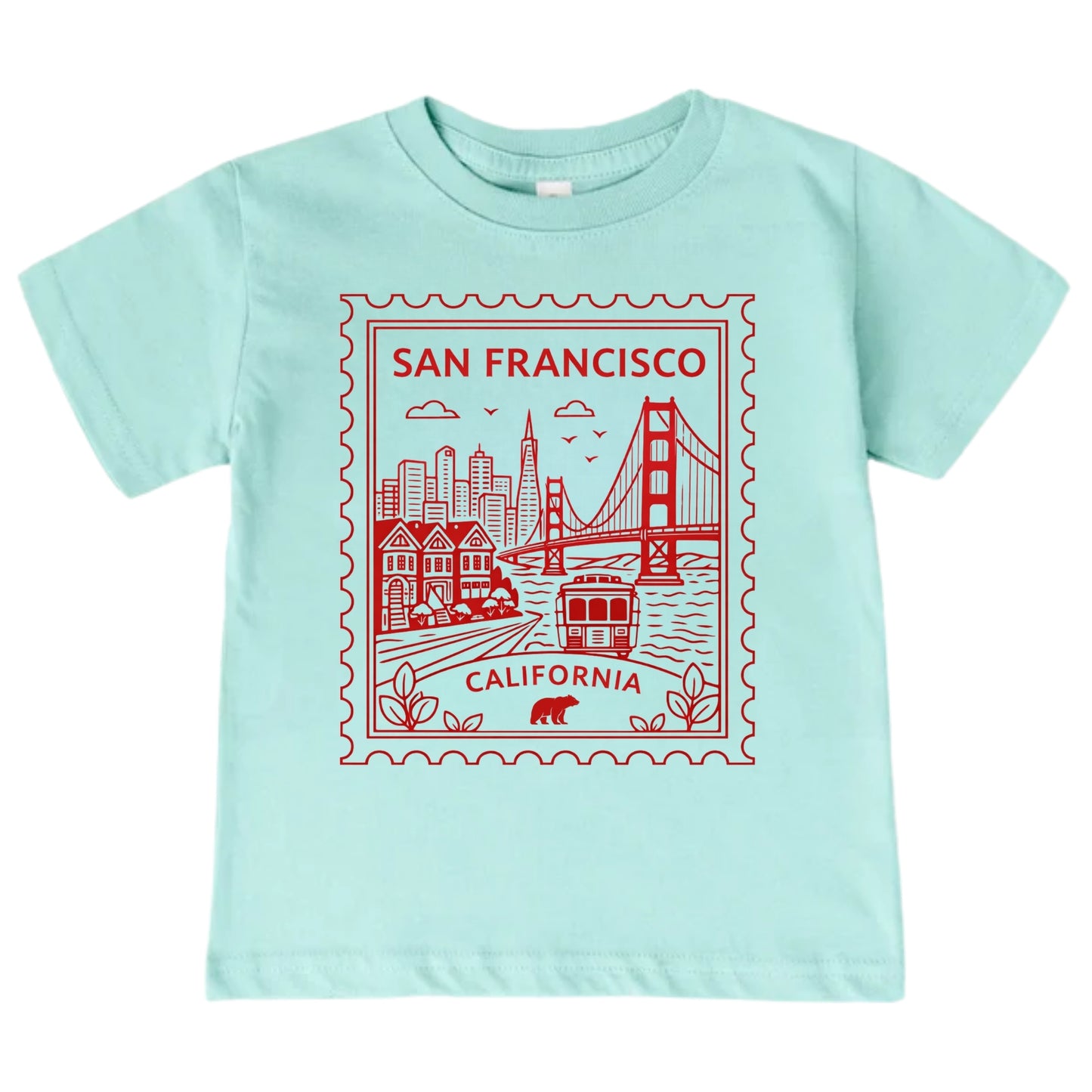 San Francisco California Baby Vintage Postage Stamp ONESIE®