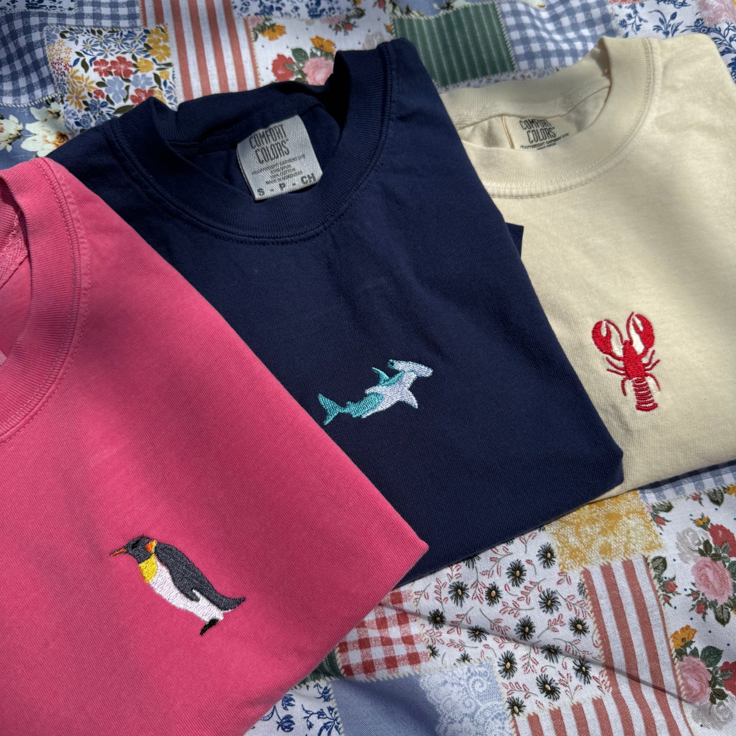 Penguin Embroidered T-Shirt