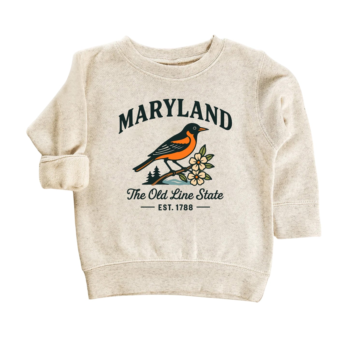 Maryland Baby Bodysuit for Baby Boys and Girls