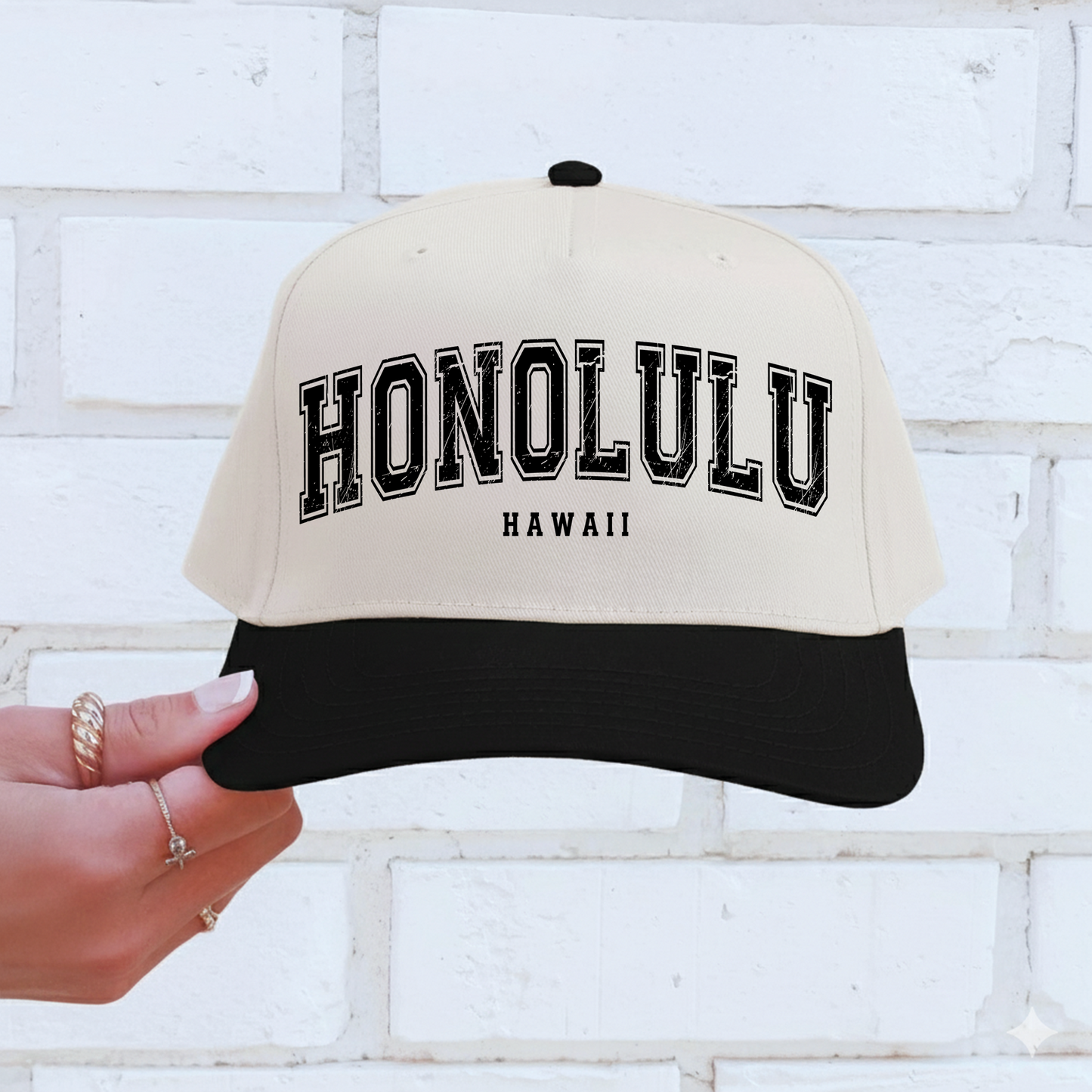 Honolulu Hawaii Vintage Trucker Hat