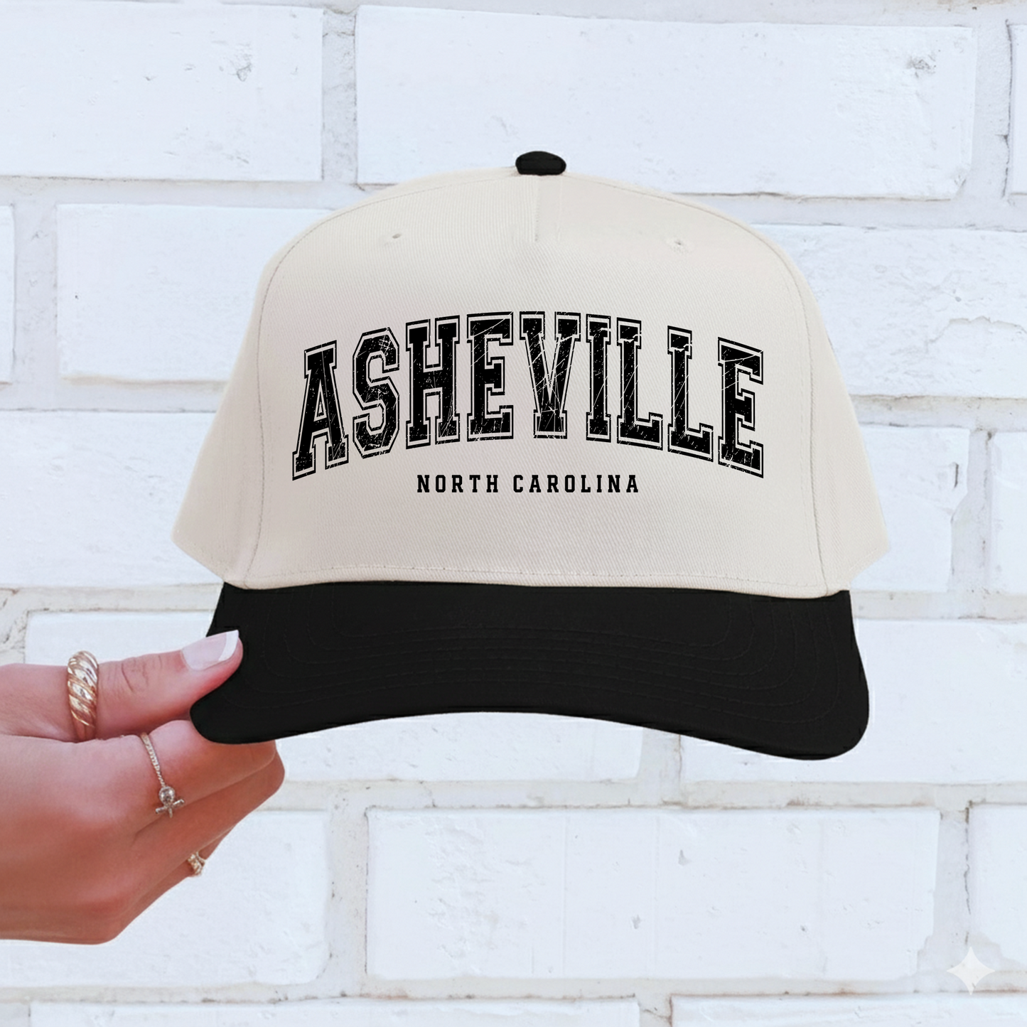 Asheville North Carolina Vintage Trucker Hat