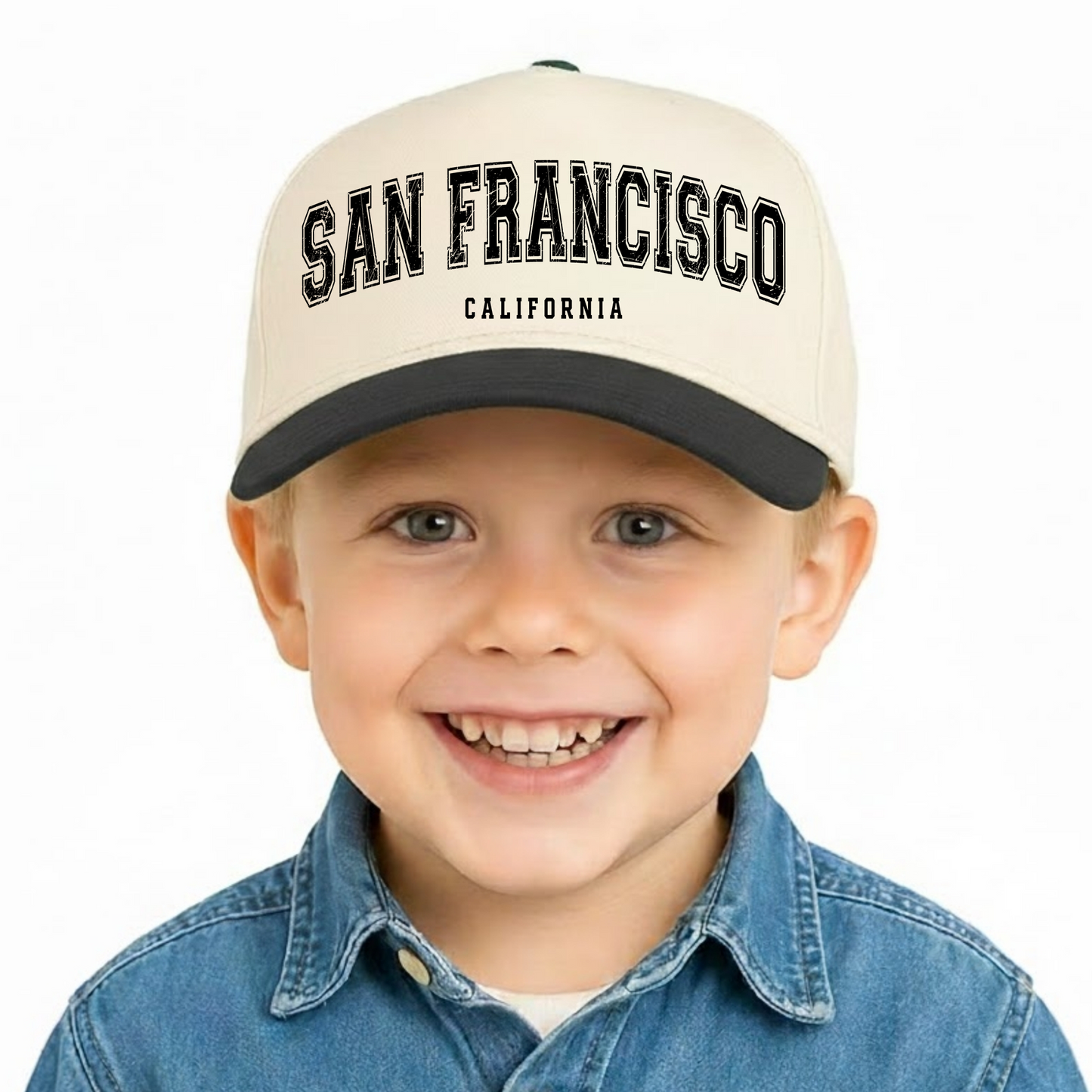San Francisco California Kids Trucker Hat