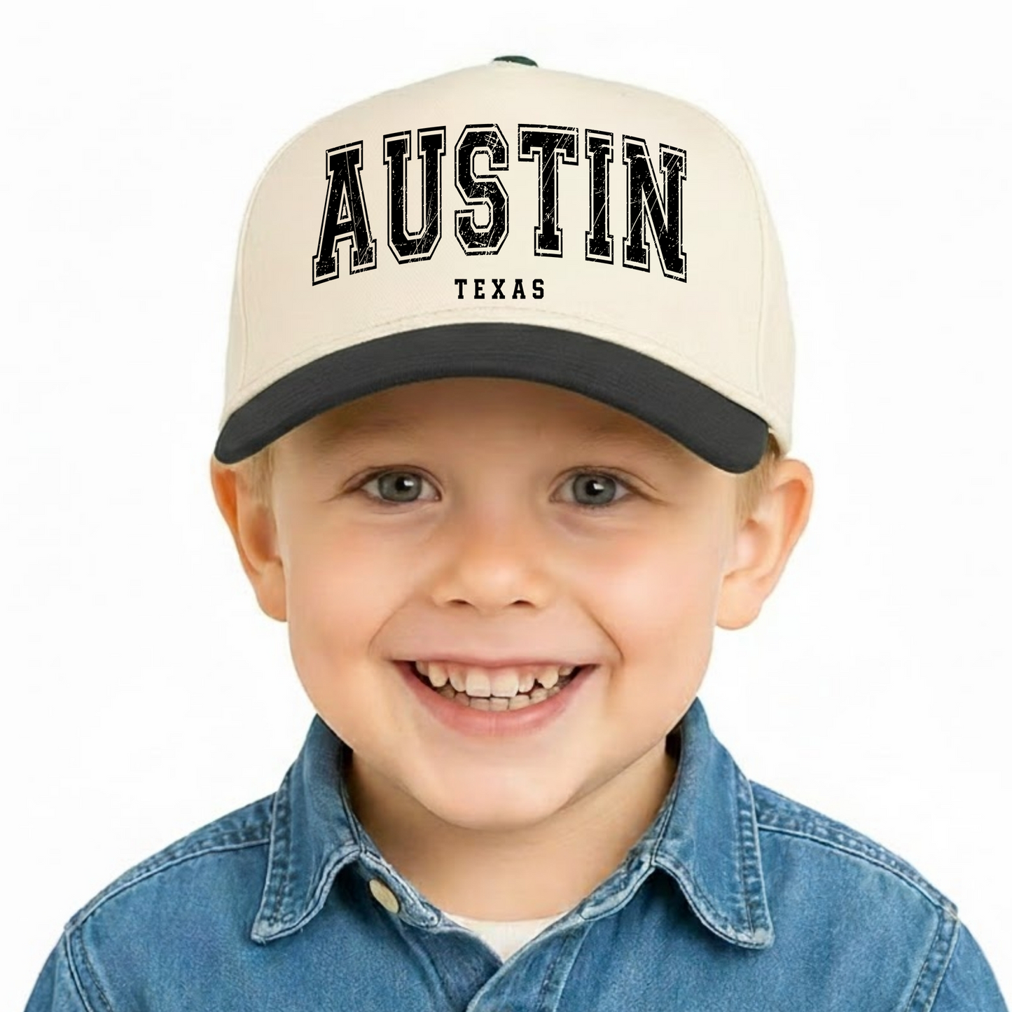Austin Texas Kids Trucker Hat