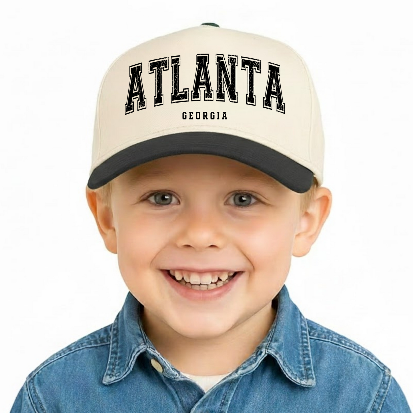 Atlanta Georgia Kids Trucker Hat