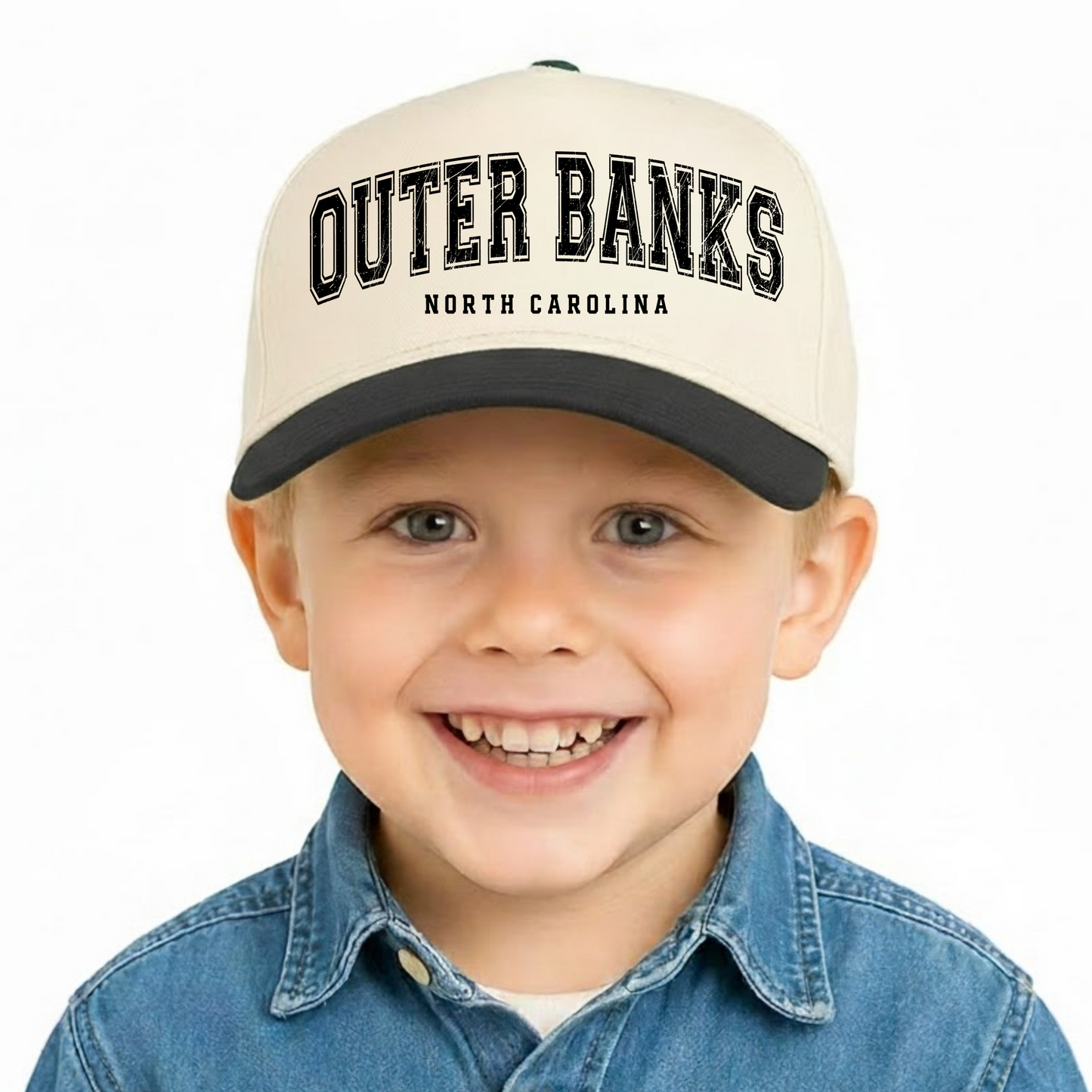 Outer Banks North Carolina Kids Trucker Hat