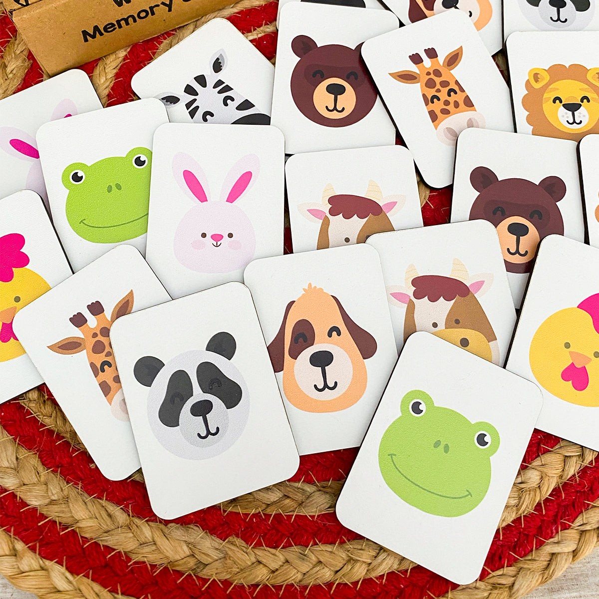 Animals Wooden Memory Game for Kids