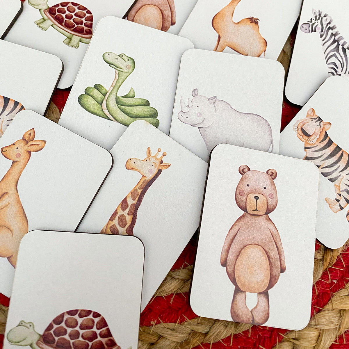 Animals Wooden Memory Game for Kids