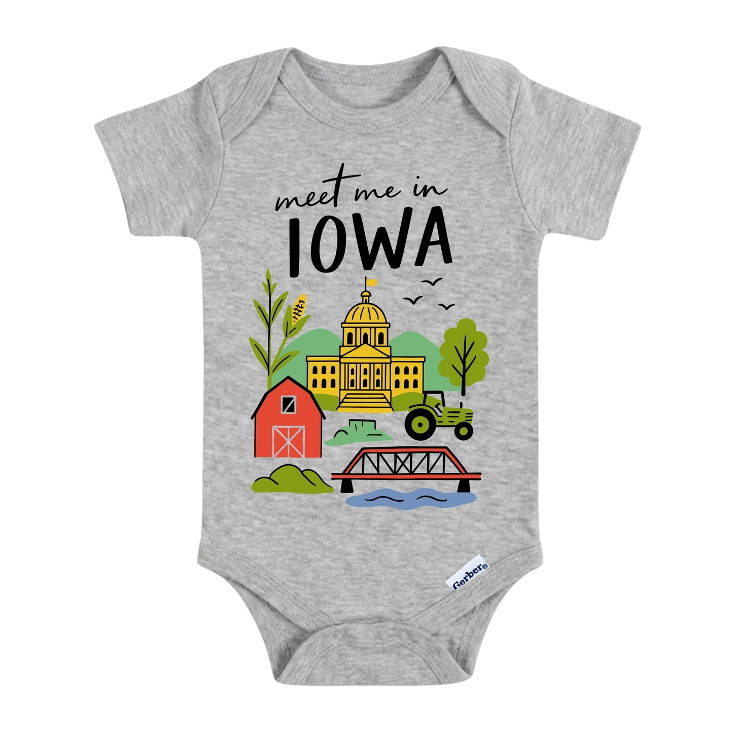 Iowa Baby Onesie® - Kids Vacation T-Shirt