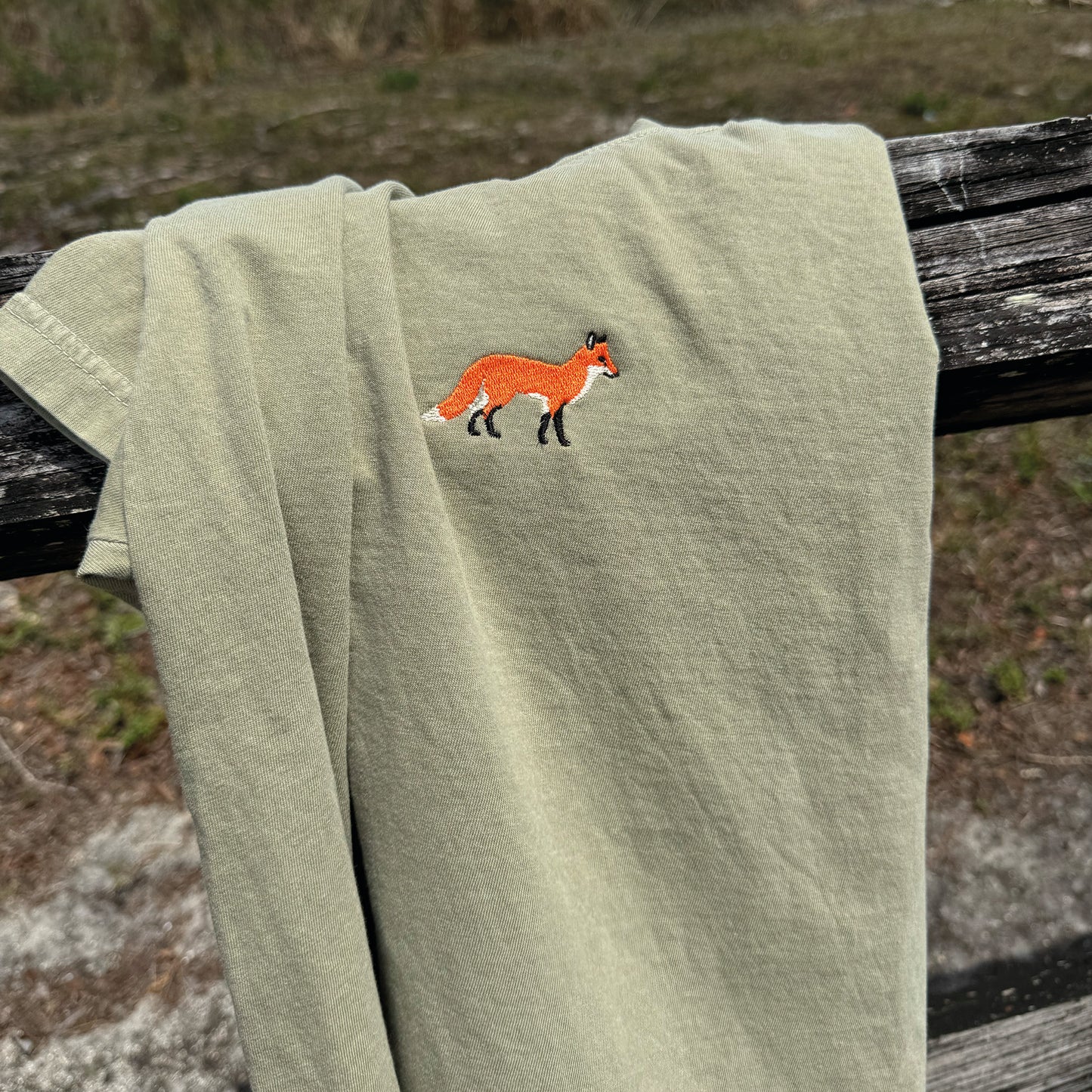 Fox Embroidered T-Shirt