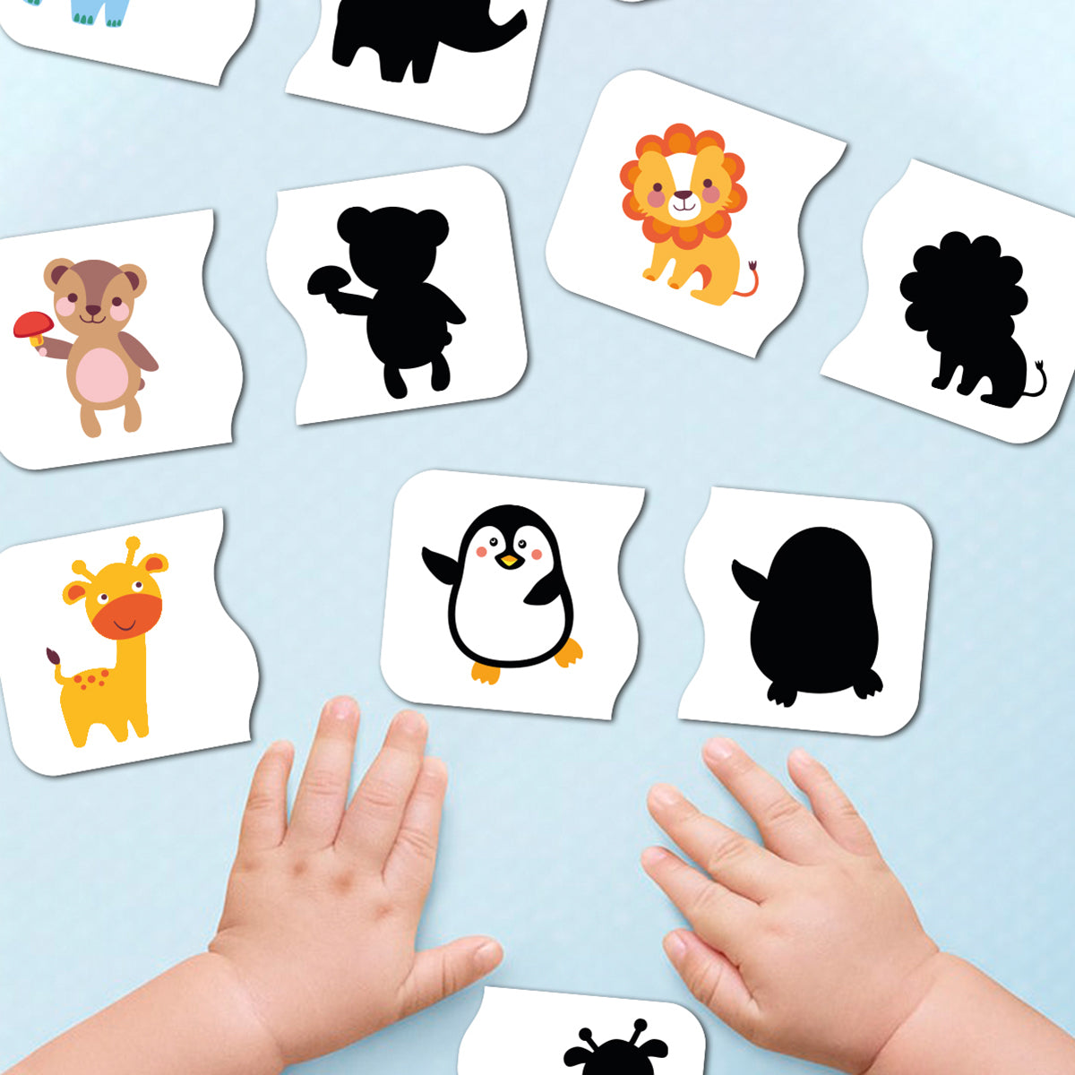 Wooden Toddler Game 2 Piece Jigsaw Puzzle