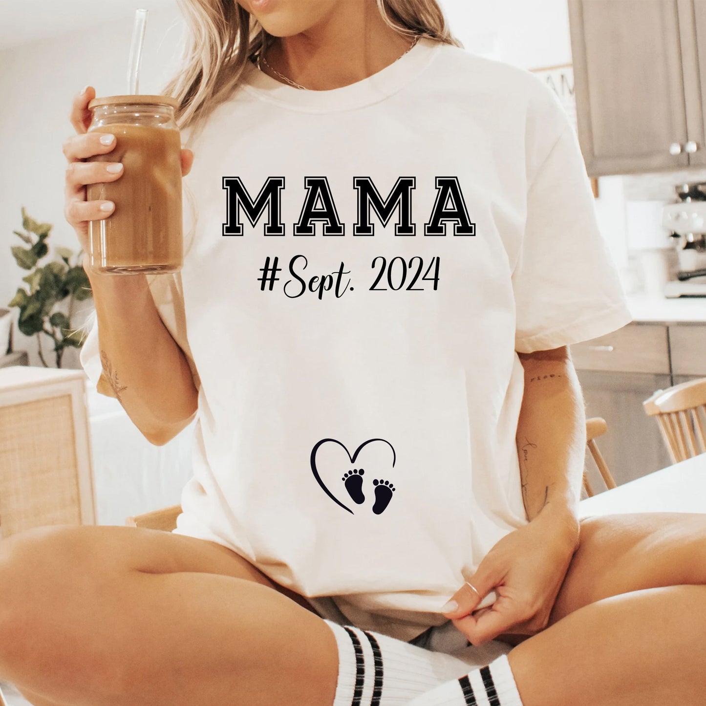 Pregnancy T-Shirt With Due Date