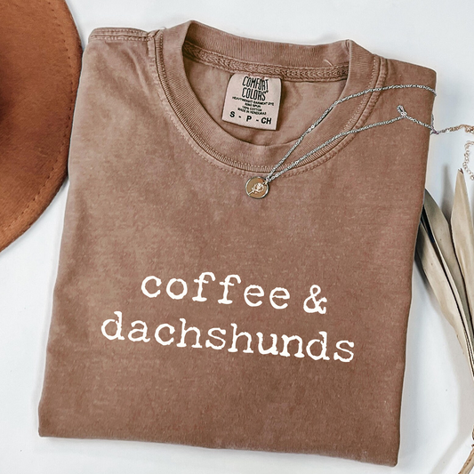 Coffee & Dachshunds T-Shirt