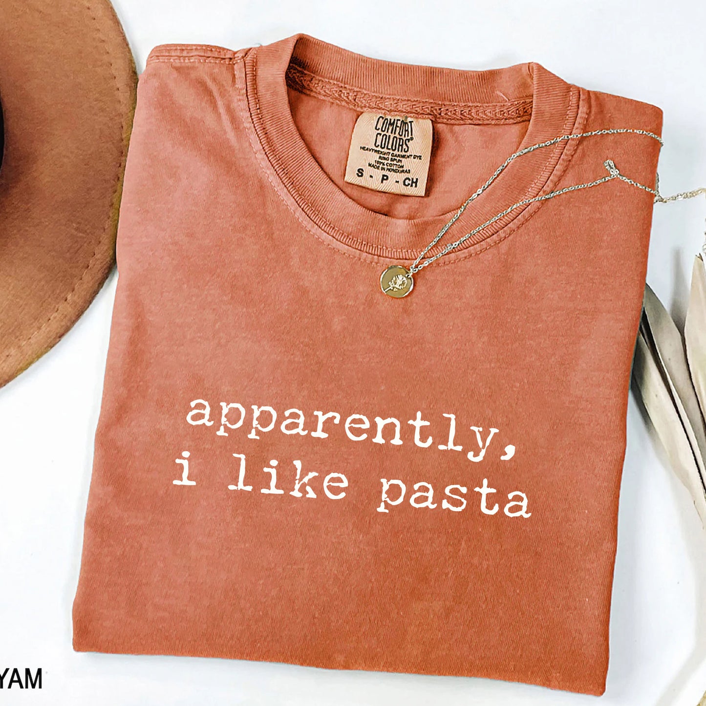 Apparently I Like Pasta - Funny Foodie T-Shirt