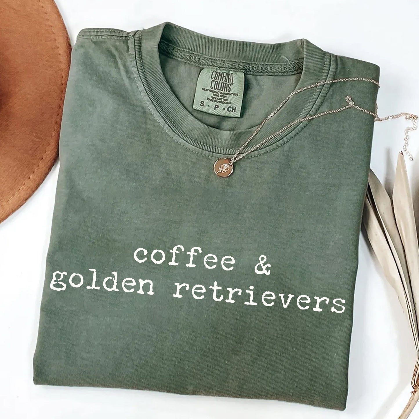 Coffee & Golden Retrievers T-Shirt