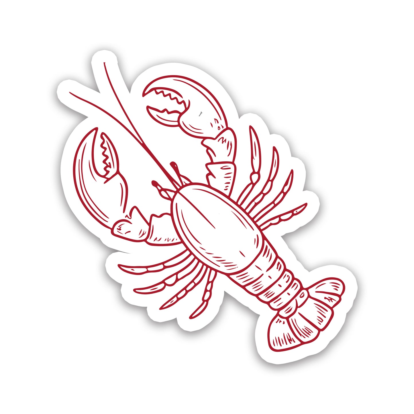 Red Lobster Vinyl Sticker