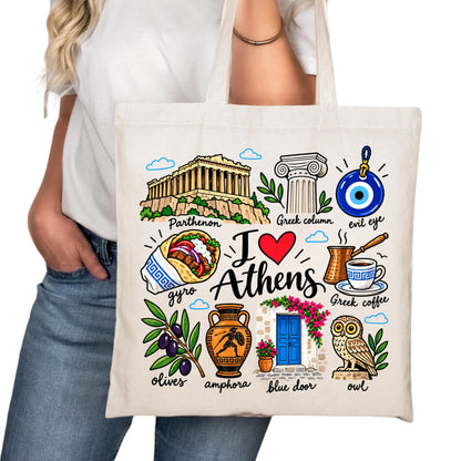 Athens Tote Bag