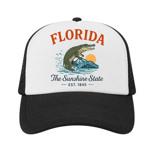 Florida Trucker Hat for Kids & Adults