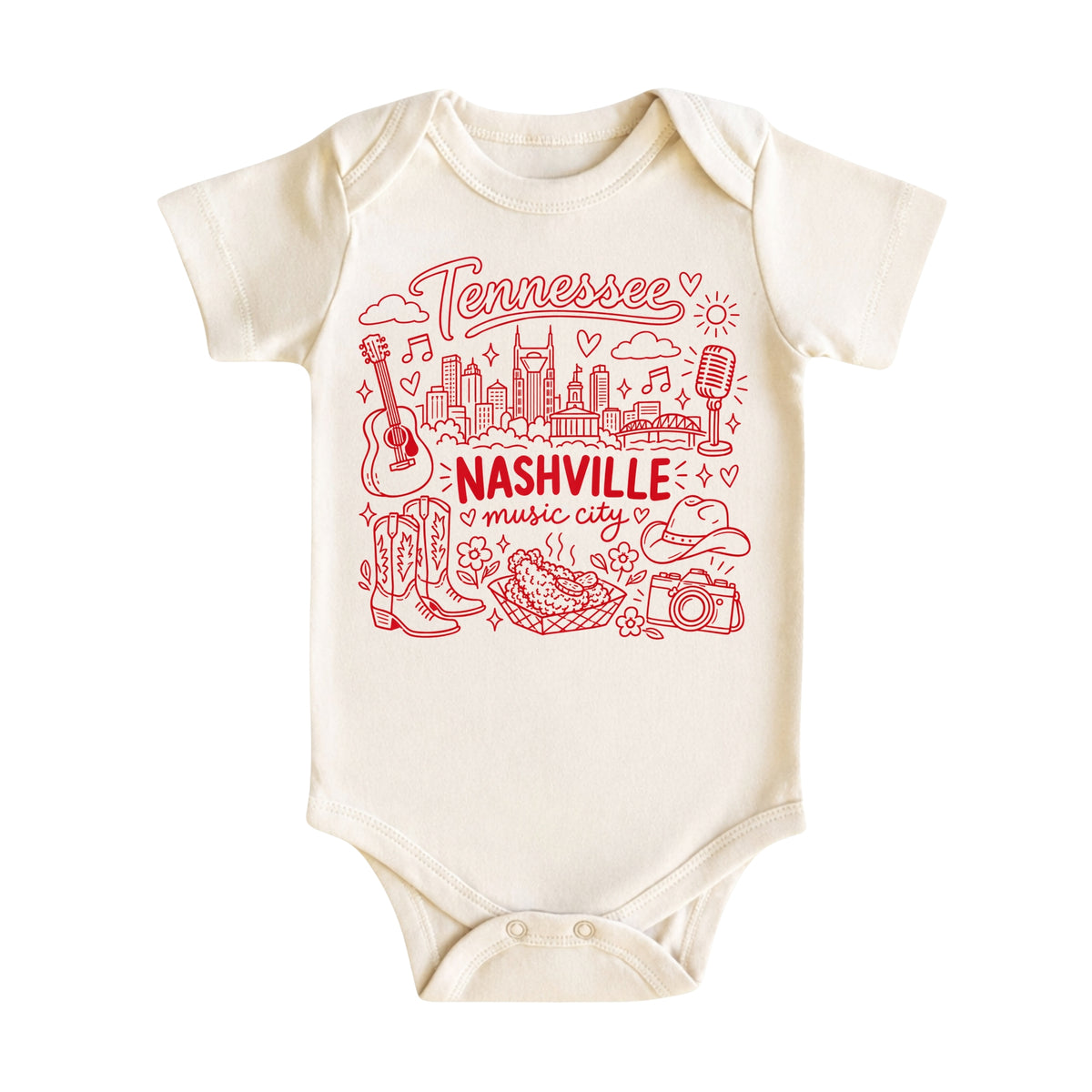 Nashville Illustration T-Shirt