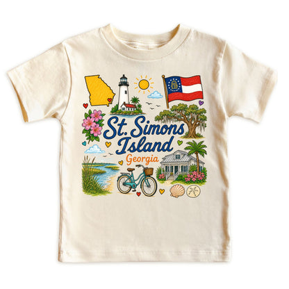 St. Simons Island Georgia Baby Bodysuit for Boys Girls