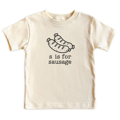 S Is for Sausage Baby Bodysuit