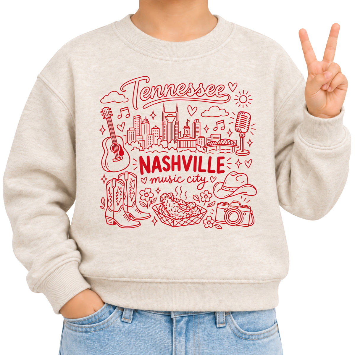 Nashville Illustration T-Shirt
