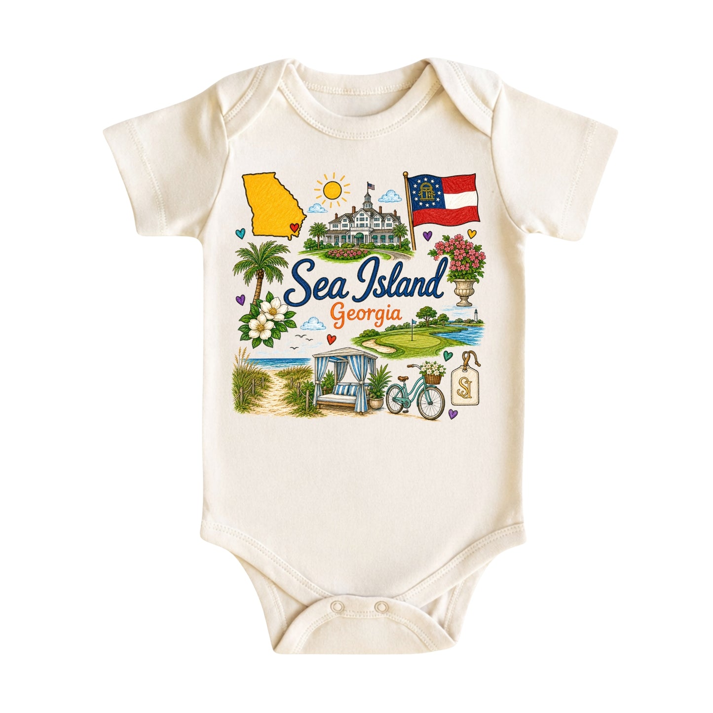 Sea Island Georgia Kids T-Shirt