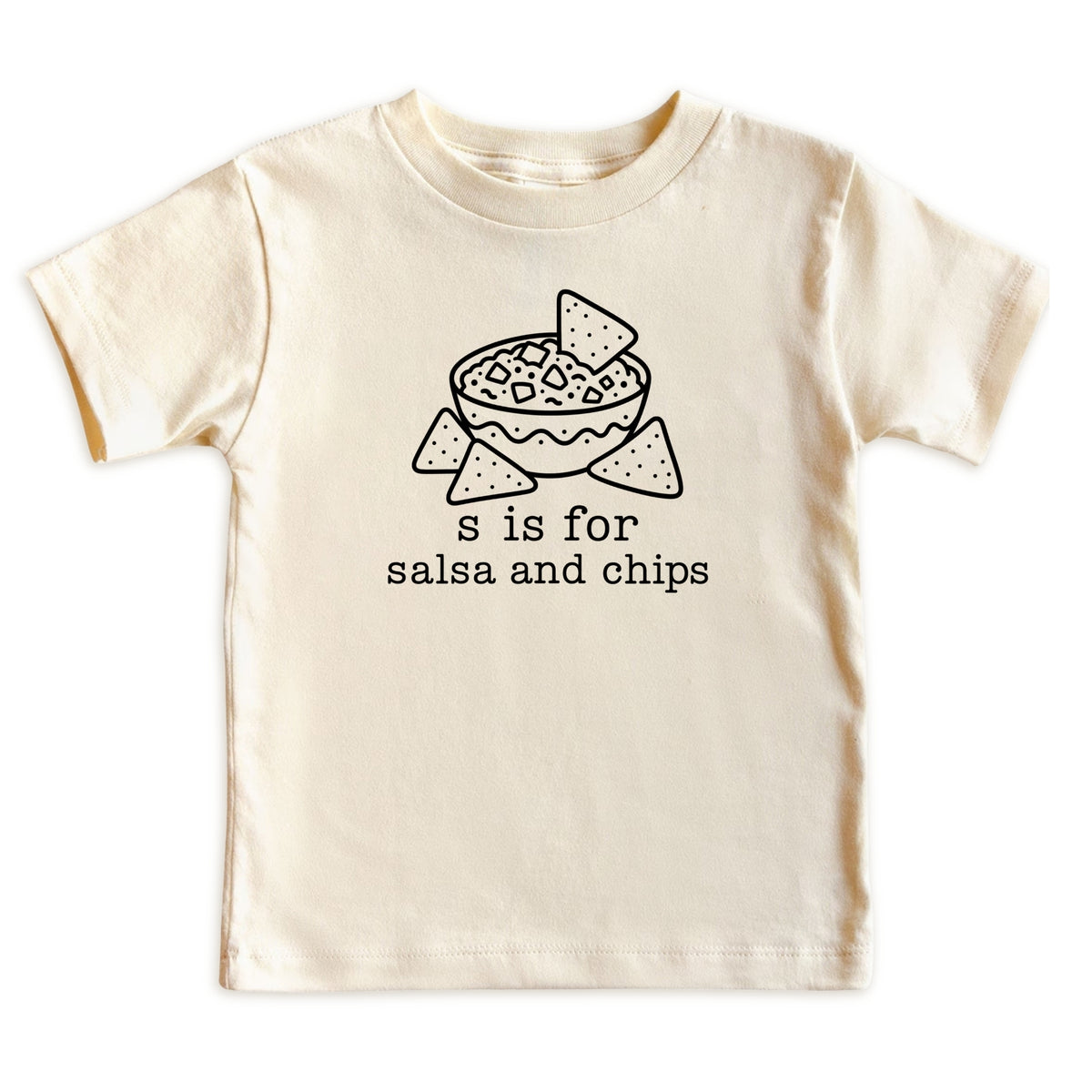 S Is for Salsa and Chips Baby Bodysuit