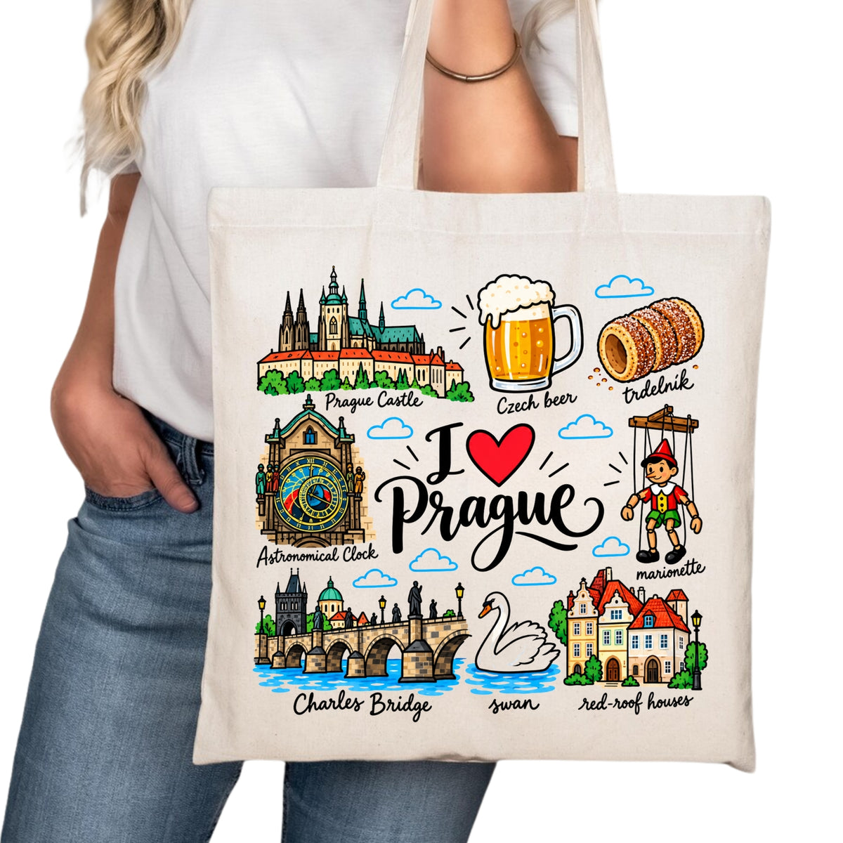 Prague Tote Bag