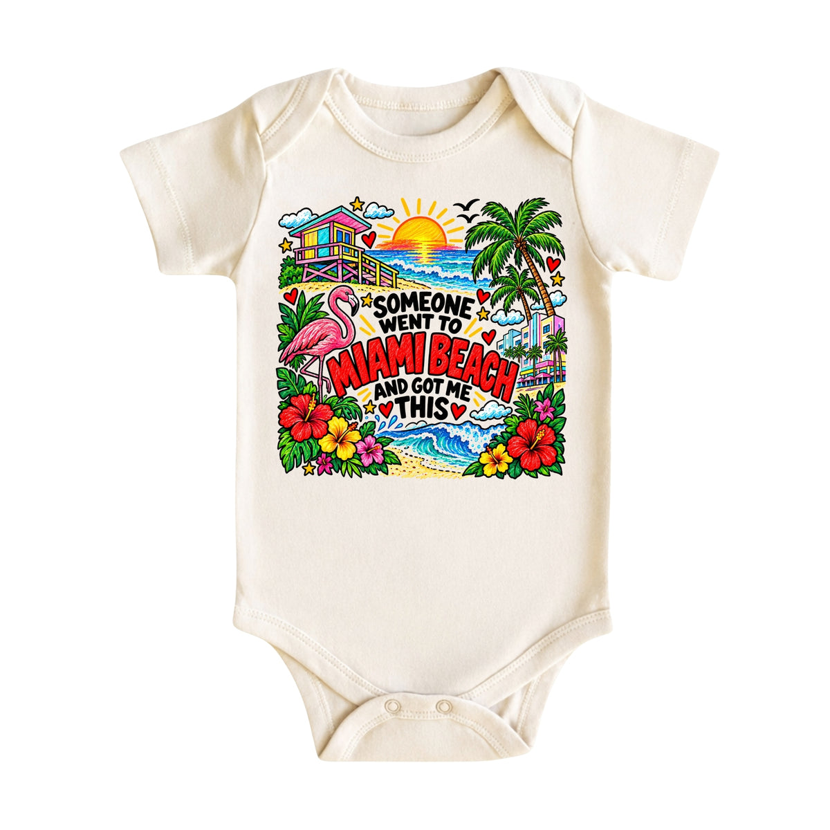 Miami Beach Tee for Boys Girls