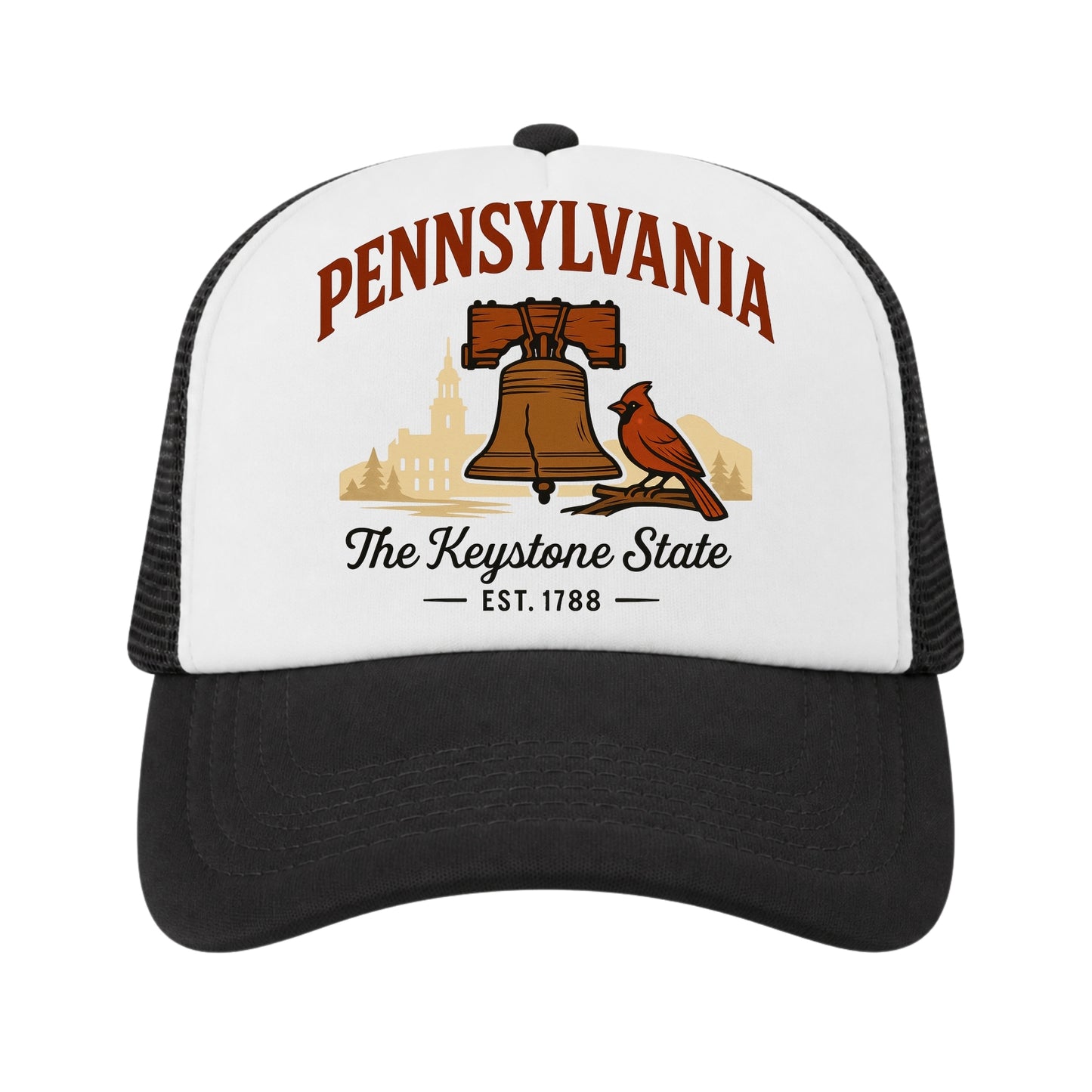 Pennsylvania Trucker Hat for Kids & Adults
