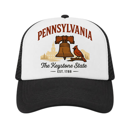 Pennsylvania Trucker Hat for Kids & Adults