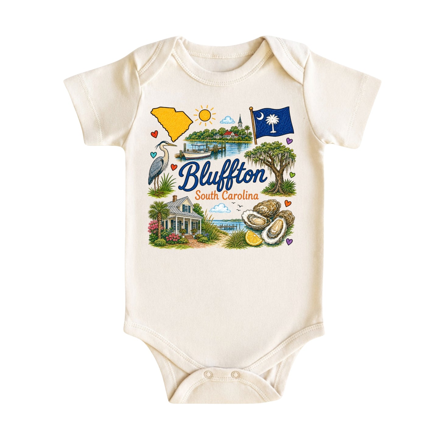 Bluffton South Carolina Kids T-Shirt