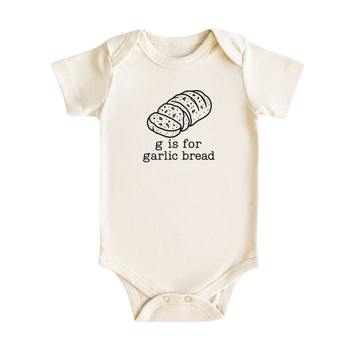 G Is for Garlic Bread Baby Bodysuit