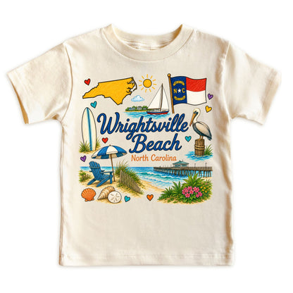 Wrightsville Beach North Carolina Baby Bodysuit for Boys Girls