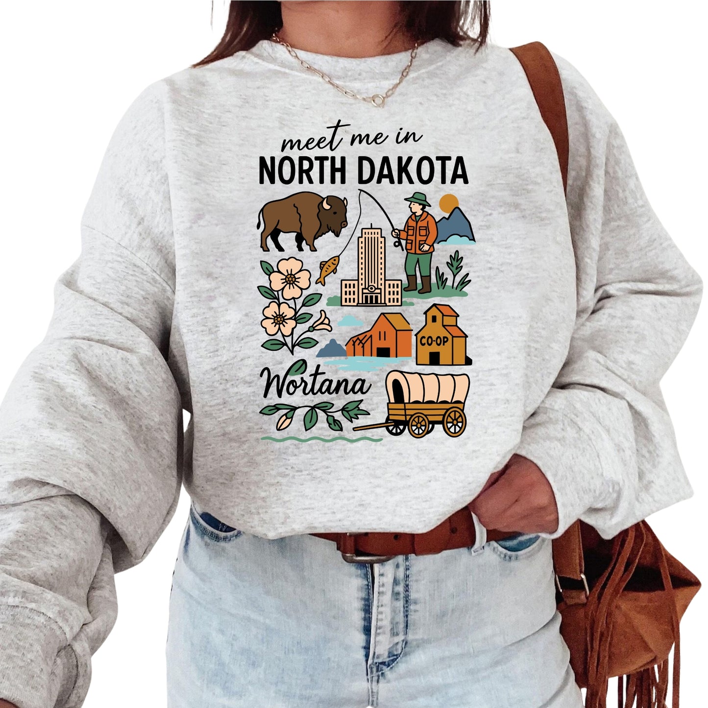 North Dakota Baby Onesie® - Kids Vacation T-Shirt