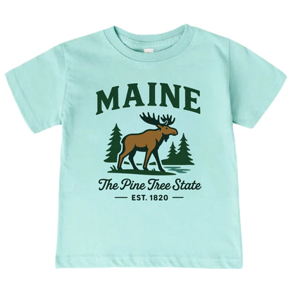 Maine Baby Bodysuit for Baby Boys Girls, Portland Lewiston Bangor Newborn Baby Hospital Outfit