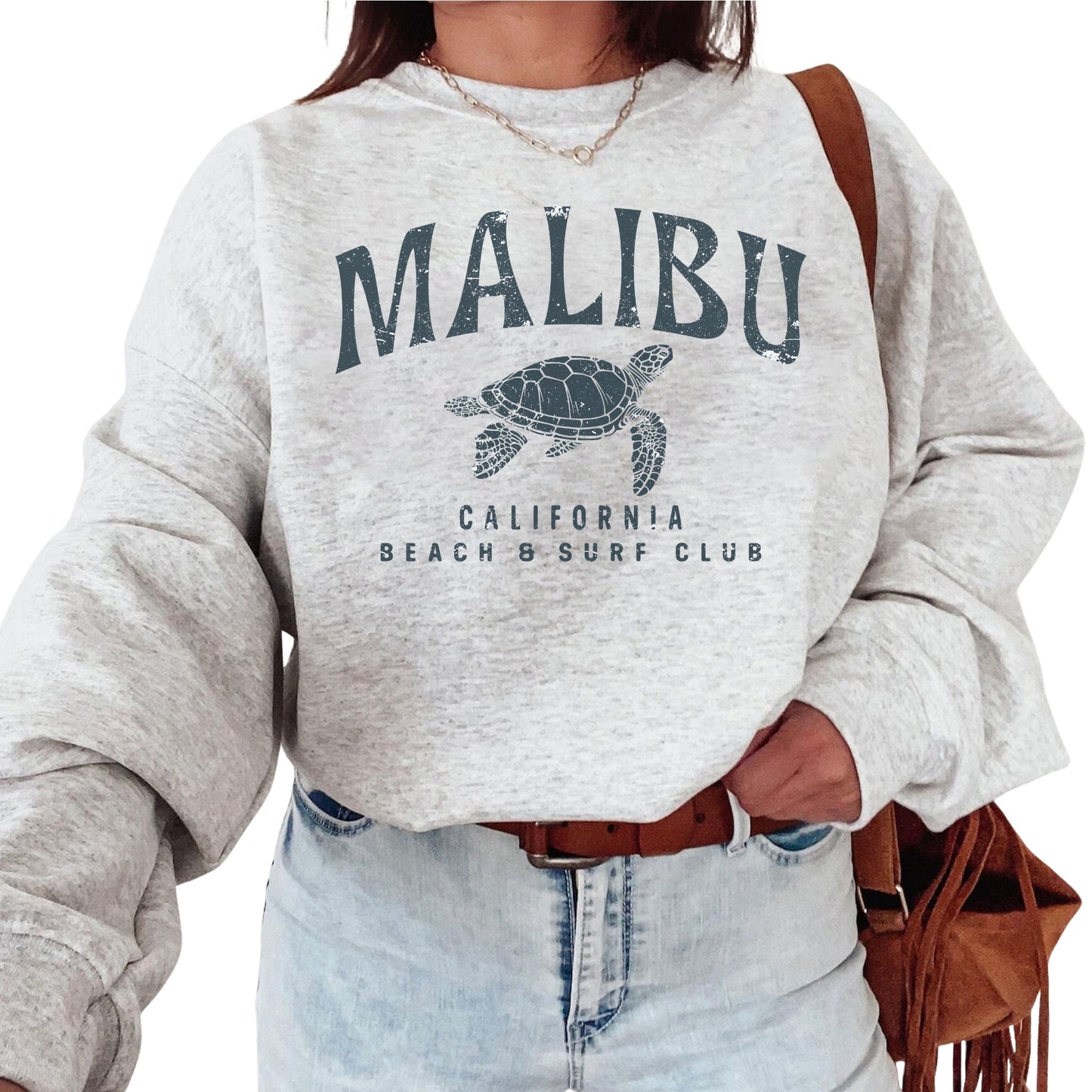 Malibu Beach & Surf Club Baby Onesie ® – California Sea Turtle Baby Tshirt for Boys and Girls