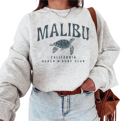 Malibu Beach & Surf Club Baby Onesie ® – California Sea Turtle Baby Tshirt for Boys and Girls