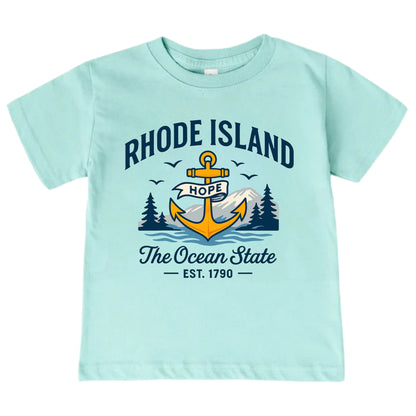 Rhode Island Baby Bodysuit for Baby Boys and Girls