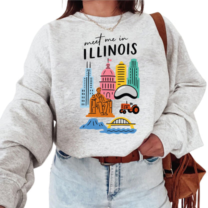 Illinois Baby Onesie® - Chicago Kids Vacation T-Shirt