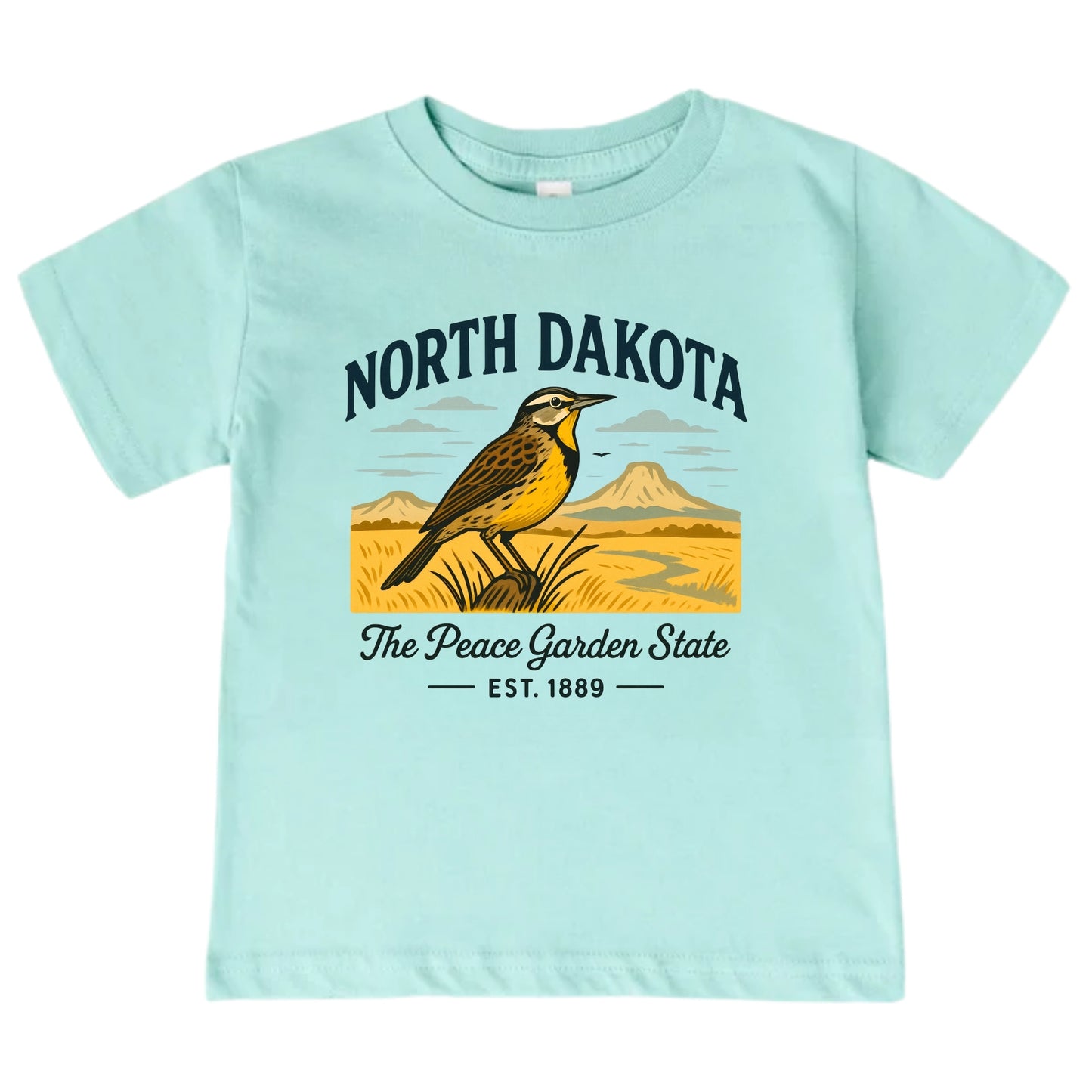 North Dakota Baby Bodysuit for Baby Boys and Girls