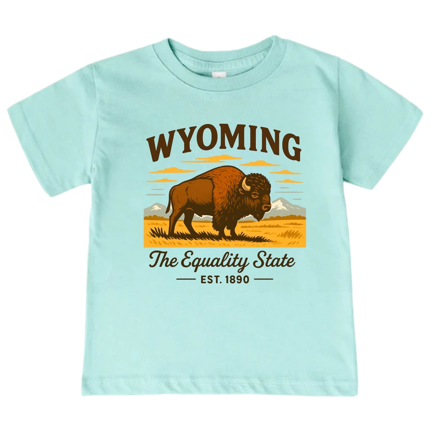 Wyoming Baby Bodysuit for Baby Boys and Girls